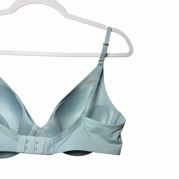 NEW ThirdLove Women's 24/7 Classic Uplift Plunge Bra 34C Frost Mesh Minimalist - Picture 8 of 14